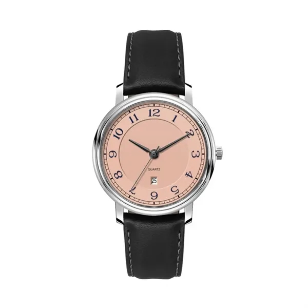 32MM, SS, SILVER CASE, 3-HAND MVT, DTE... from ASI 67866 Logomark/Valumark