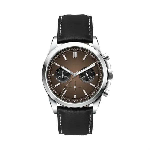 41MM, SILVER METAL CASE, CHRONO MVT... from ASI 67866 Logomark/Valumark