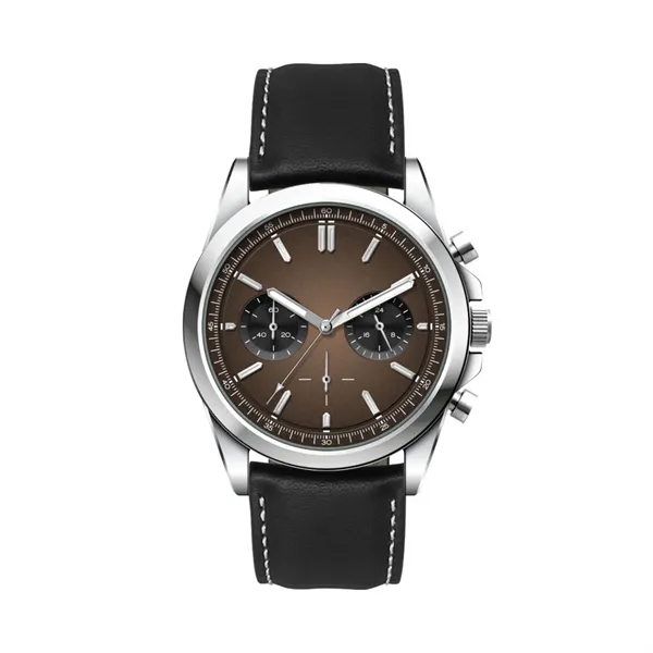 41MM, SILVER METAL CASE, CHRONO MVT... from ASI 67866 Logomark/Valumark