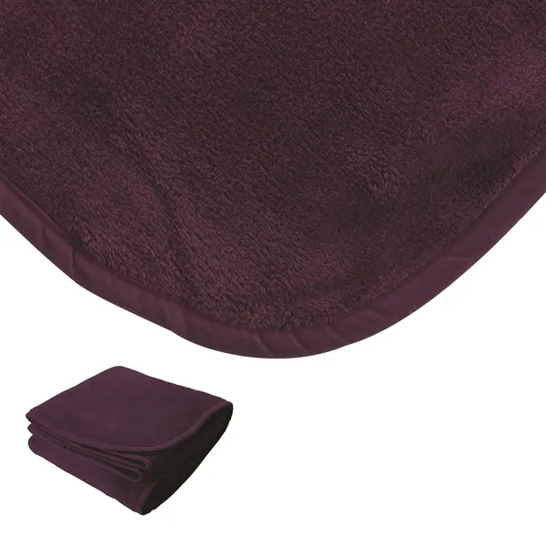 0.19" x 60" x 50" micro-plush blanket; made with extra-soft micro-plush... from ASI 67866 Logomark/Valumark