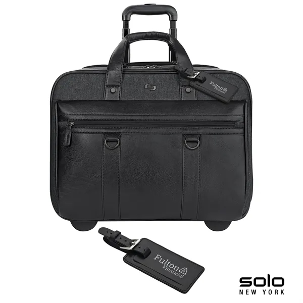 6.25" x 14" x 17.75" Solo Macdougal rolling case; includes 17.3"... from ASI 67866 Logomark/Valumark