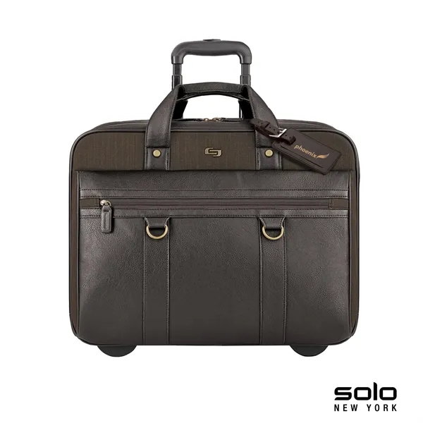 6.25" x 14" x 17.75" Solo Macdougal rolling case; includes 17.3"... from ASI 67866 Logomark/Valumark