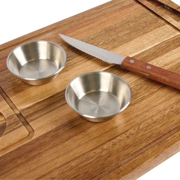 Arthur 4-Piece Acacia Wood Steak Board... from ASI 67866 Logomark/Valumark