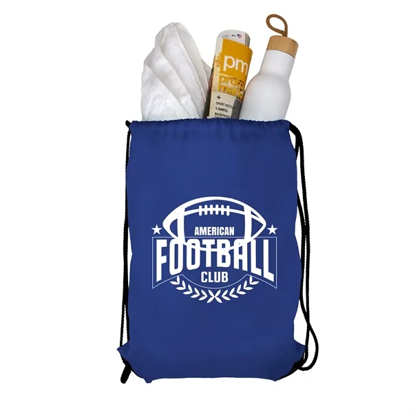 210D RPET sport bag with drawstring closure... from ASI 67866 Logomark/Valumark / Valumark™ Eco-Lifestyle