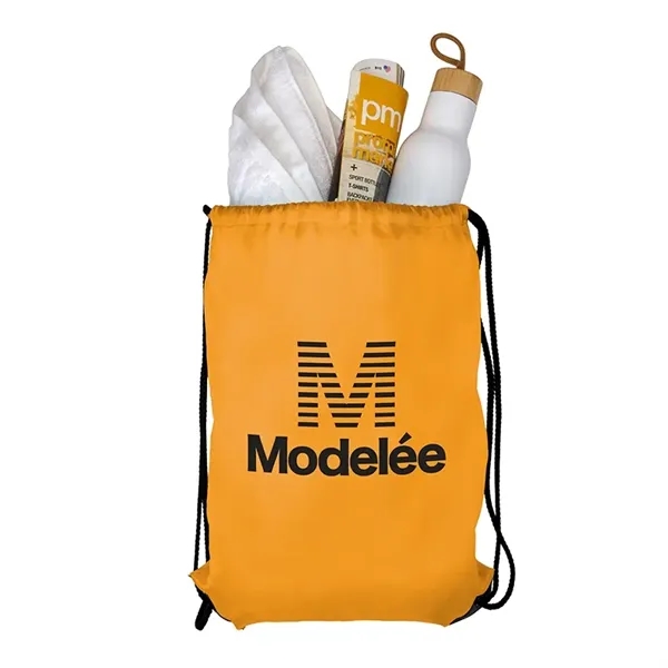 210D RPET sport bag with drawstring closure... from ASI 67866 Logomark/Valumark / Valumark™ Eco-Lifestyle