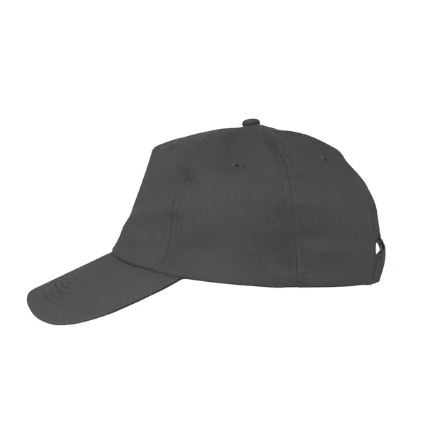 100% Cotton Twill Cap, 5 Panel, Medium Profile, Unstructured Crown &... from ASI 61125 Hit Promotional Products / Hit®