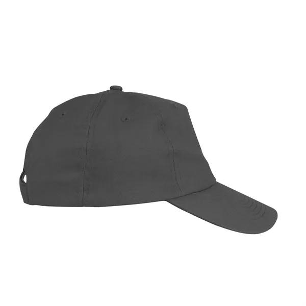100% Cotton Twill Cap, 5 Panel, Medium Profile, Unstructured Crown &... from ASI 61125 Hit Promotional Products / Hit®