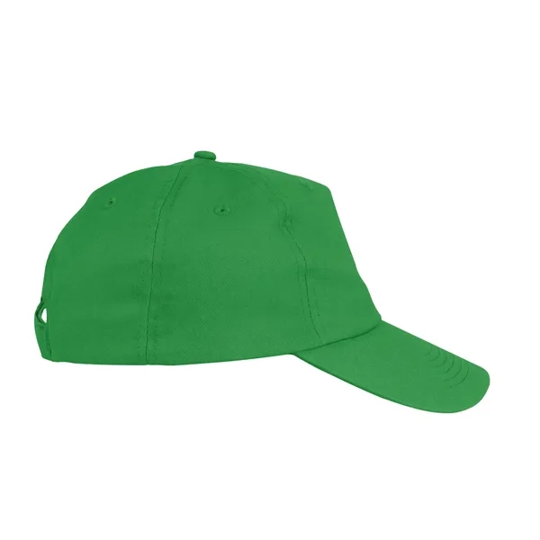 100% Cotton Twill Cap, 5 Panel, Medium Profile, Unstructured Crown &... from ASI 61125 Hit Promotional Products / Hit®