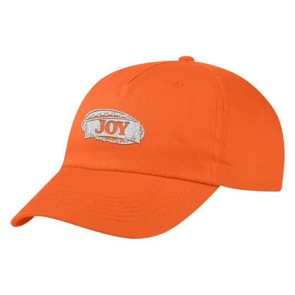 100% Cotton Twill Cap, 5 Panel, Medium Profile, Unstructured Crown &... from ASI 61125 Hit Promotional Products / Hit®