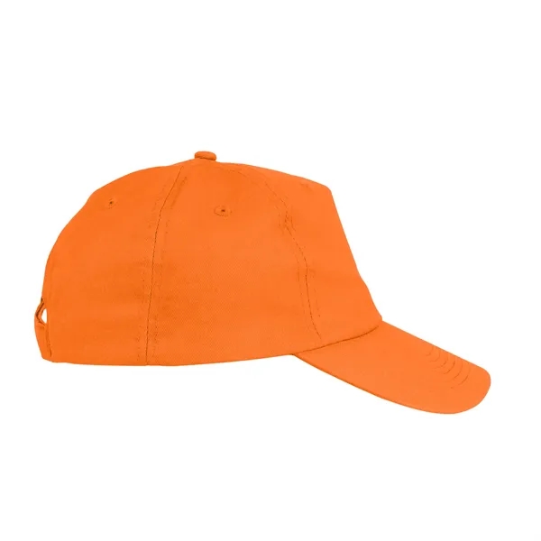 100% Cotton Twill Cap, 5 Panel, Medium Profile, Unstructured Crown &... from ASI 61125 Hit Promotional Products / Hit®