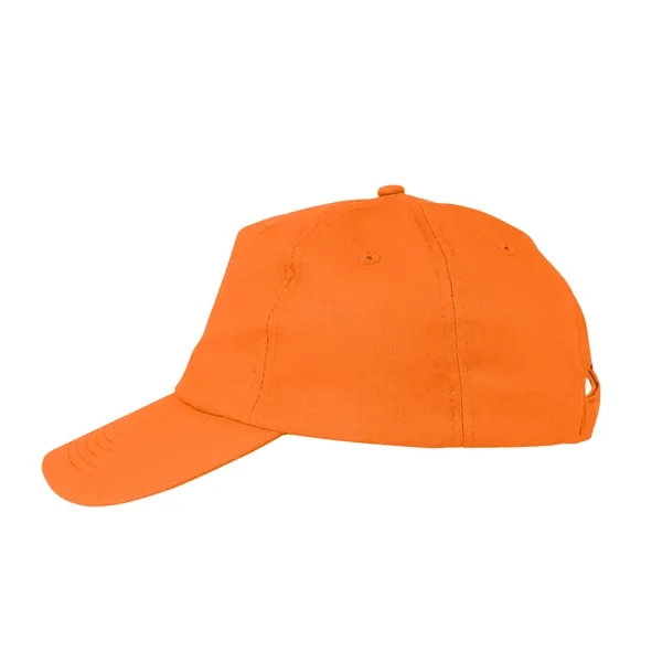 100% Cotton Twill Cap, 5 Panel, Medium Profile, Unstructured Crown &... from ASI 61125 Hit Promotional Products / Hit®