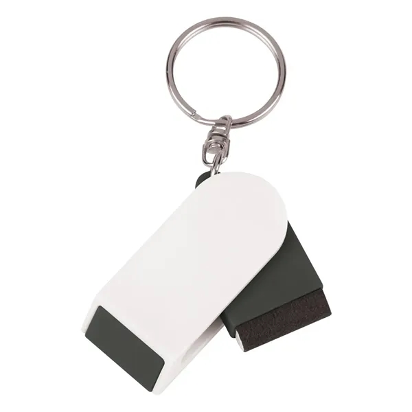 Phone Stand And Screen Cleaner Combo Keychain... from ASI 61125 Hit Promotional Products / Hit®