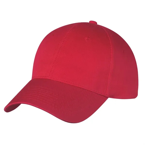 100% Cotton Twill, 6 Panel, Medium Profile Cap, Structured Crown &... from ASI 61125 Hit Promotional Products / Hit®
