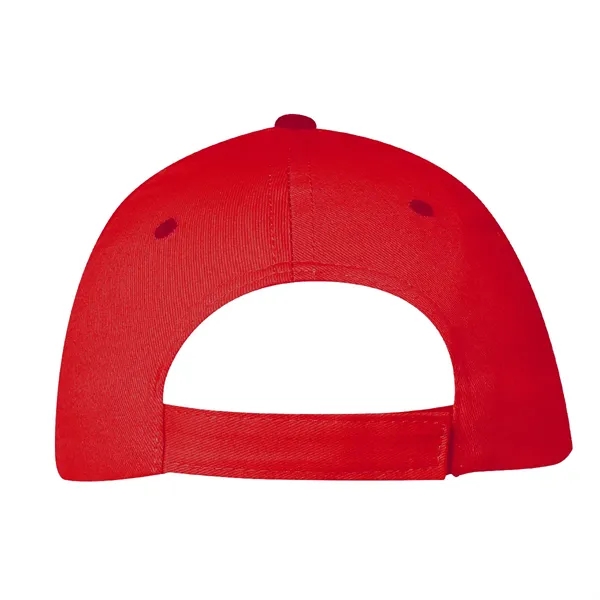 100% Brushed Cotton Twill, 6 Panel, Medium Profile Cap, Structured Crown... from ASI 61125 Hit Promotional Products / Hit®