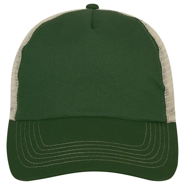 5 Panel Mesh Back Price Buster Cap.  100% Brushed Cotton... from ASI 61125 Hit Promotional Products / Hit®