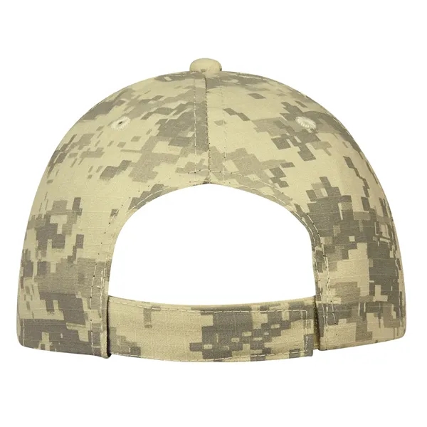 Digital Camouflage Cap. 100% Cotton Ripstop.  6 Panel, Medium Profile.... from ASI 61125 Hit Promotional Products / Hit®