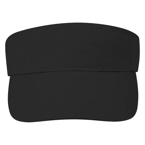 Cotton Twill Visor.  100% Cotton Twill.  Double Layer Cotton... from ASI 61125 Hit Promotional Products / Hit®