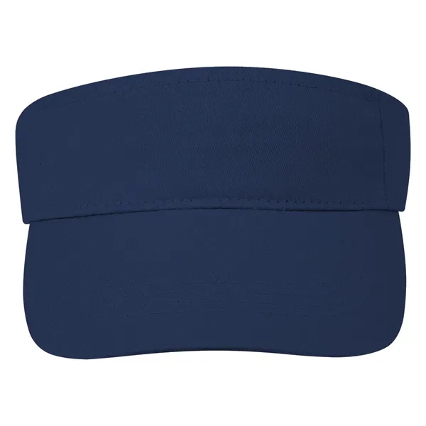 Cotton Twill Visor.  100% Cotton Twill.  Double Layer Cotton... from ASI 61125 Hit Promotional Products / Hit®