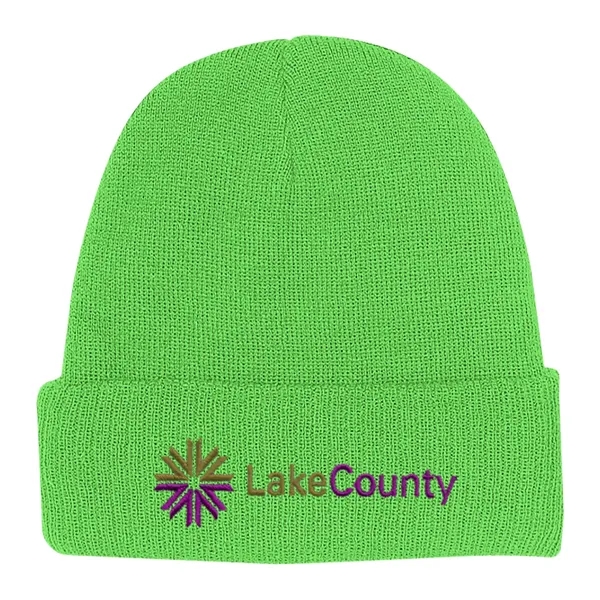 100% acrylic beanie with cuff... from ASI 61125 Hit Promotional Products / Hit®