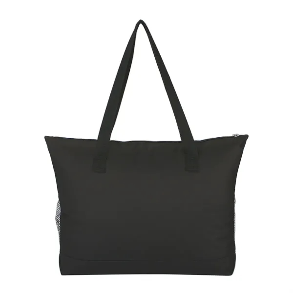 Voyager Tote.  Made Of 600 Denier Polyester.  Top Zippered... from ASI 61125 Hit Promotional Products / Hit®