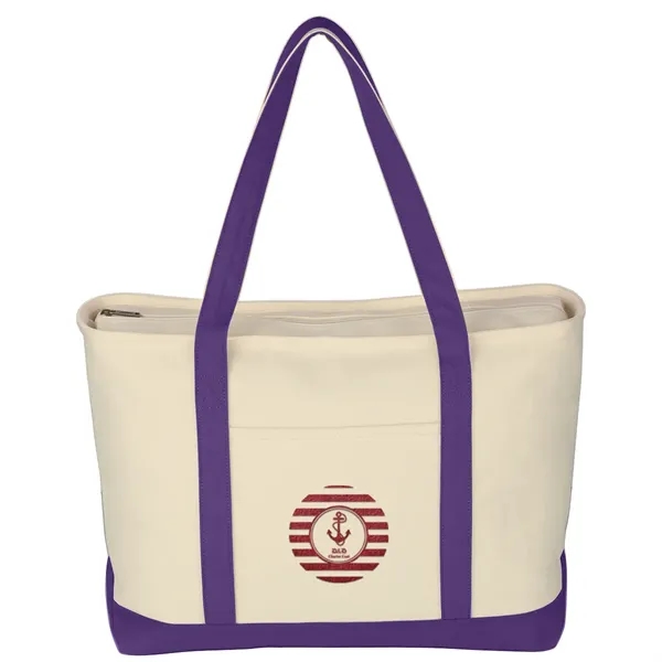 Large Heavy Cotton Canvas Boat Tote.  24 oz. Canvas. ... from ASI 61125 Hit Promotional Products / Hit®