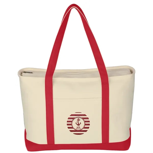 Large Heavy Cotton Canvas Boat Tote.  24 oz. Canvas. ... from ASI 61125 Hit Promotional Products / Hit®
