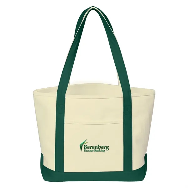 Heavy Cotton Canvas Boat Tote.  24 oz. Canvas.  Outside... from ASI 61125 Hit Promotional Products / Hit®