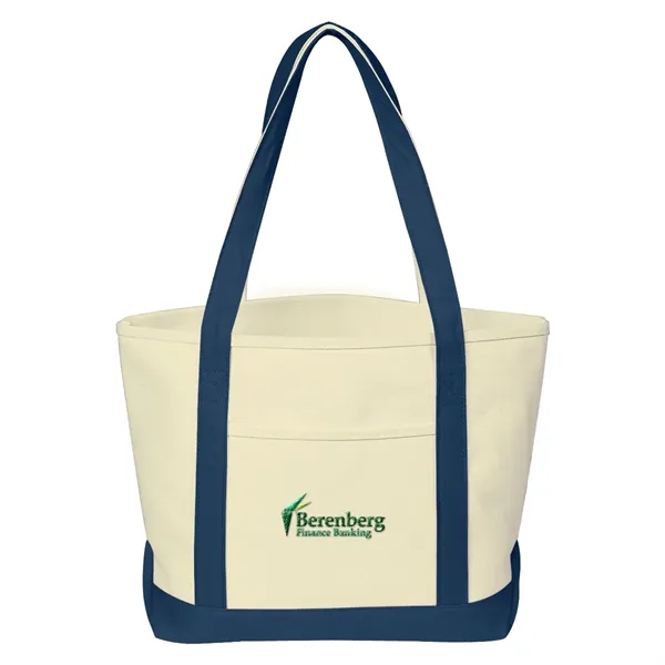 Heavy Cotton Canvas Boat Tote.  24 oz. Canvas.  Outside... from ASI 61125 Hit Promotional Products / Hit®