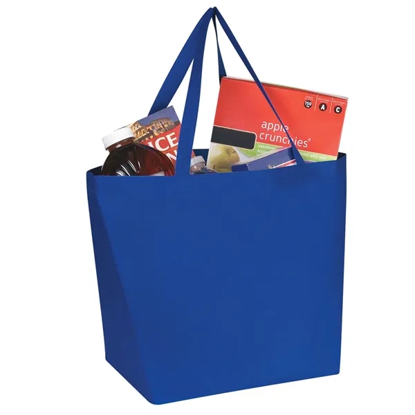 Non-Woven Budget Shopper Tote Bag.  Made of 80 Gram Non-Woven,... from ASI 61125 Hit Promotional Products / Hit®
