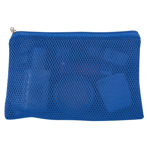 Mesh vanity bag with main zippered compartment.... from ASI 61125 Hit Promotional Products / Hit®