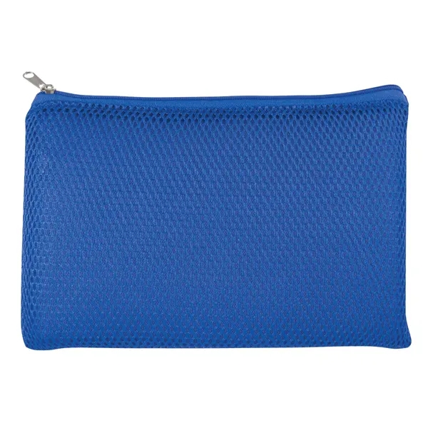 Mesh vanity bag with main zippered compartment.... from ASI 61125 Hit Promotional Products / Hit®