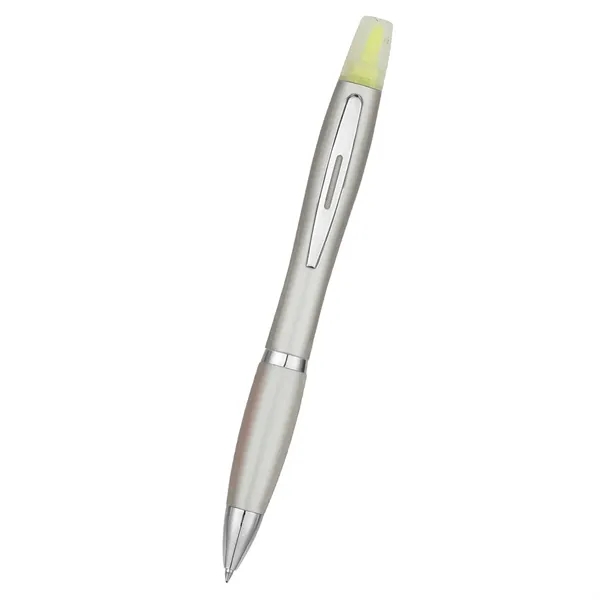 Sleek design highlighter with ballpoint pen.... from ASI 61125 Hit Promotional Products / Hit®