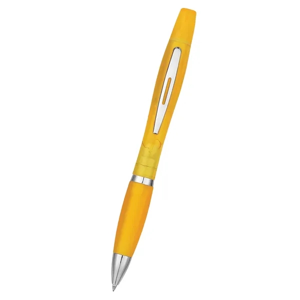 Sleek design highlighter with ballpoint pen.... from ASI 61125 Hit Promotional Products / Hit®