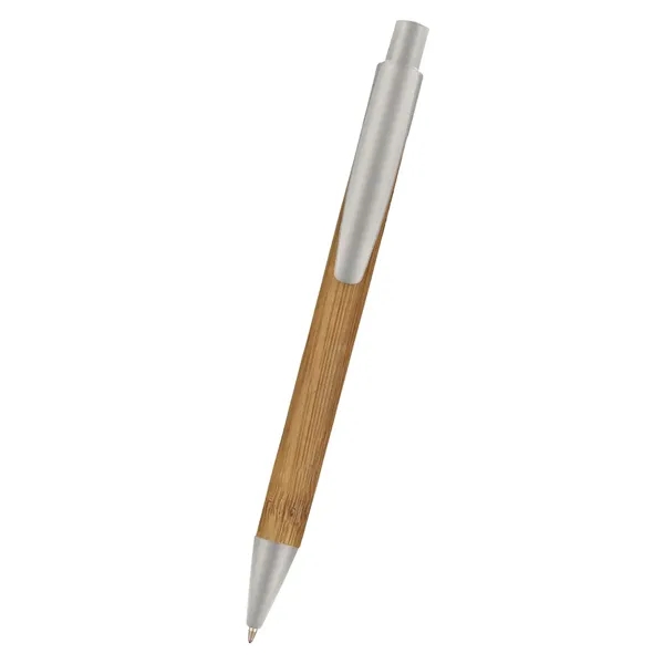 Panda pen with bamboo design barrel and plunger action.... from ASI 61125 Hit Promotional Products / Hit®