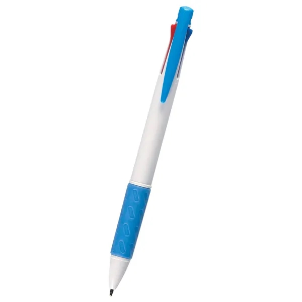 3 in 1 pen has three ink colors and a rubber... from ASI 61125 Hit Promotional Products / Hit®