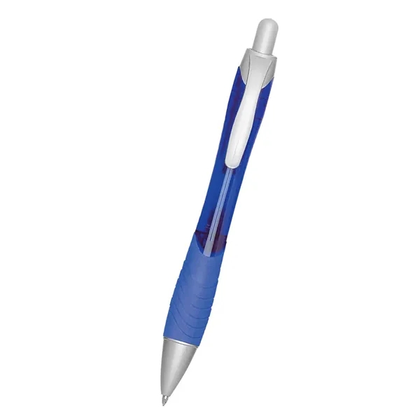 Ballpoint pen with contoured rubberized grip.... from ASI 61125 Hit Promotional Products / Hit®