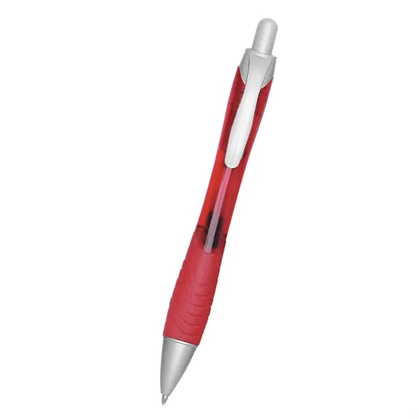 Ballpoint pen with contoured rubberized grip.... from ASI 61125 Hit Promotional Products / Hit®
