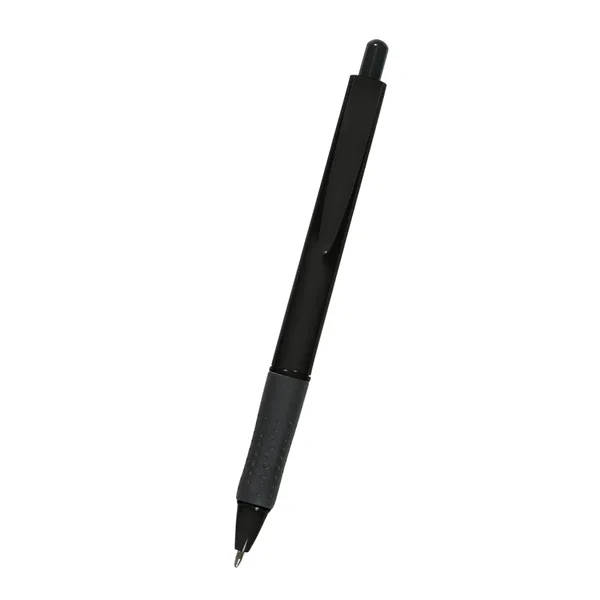Plunger action pen rubber grip pen.... from ASI 61125 Hit Promotional Products / Hit®