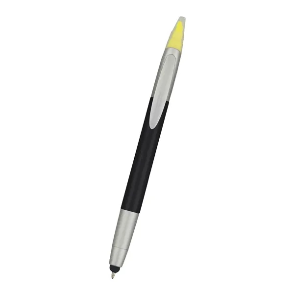 3-in-1 features a twist action pen, chisel tip highlighter and handy... from ASI 61125 Hit Promotional Products / Hit®