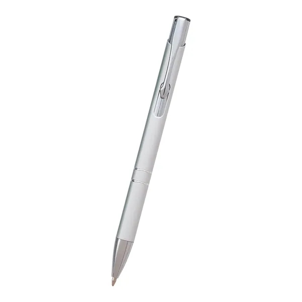 Aluminum pen with plunger action.... from ASI 61125 Hit Promotional Products / Hit®
