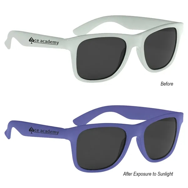 Color changing sunglasses made of polycarbonate material.... from ASI 61125 Hit Promotional Products / Hit®