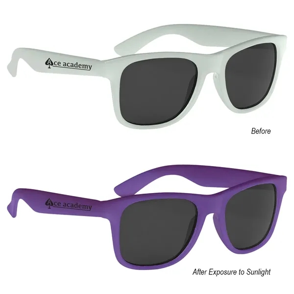 Color changing sunglasses made of polycarbonate material.... from ASI 61125 Hit Promotional Products / Hit®