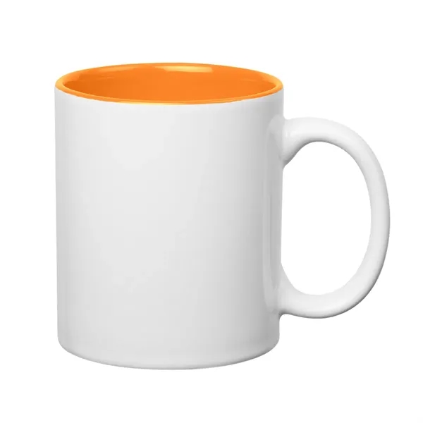 Colored stoneware mug with C-shape handle, 11 oz.... from ASI 61125 Hit Promotional Products / Hit®