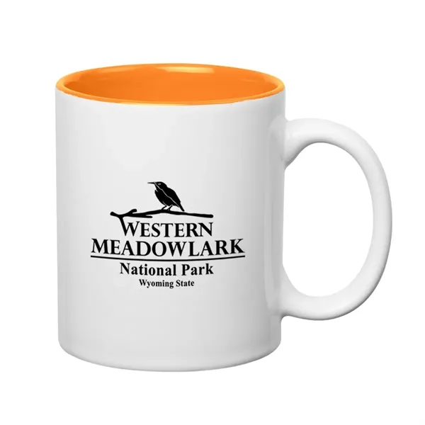 Colored stoneware mug with C-shape handle, 11 oz.... from ASI 61125 Hit Promotional Products / Hit®