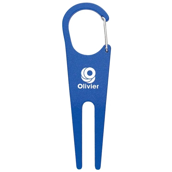 Aluminum divot tool with magnetic ball marker, clip for attachment.... from ASI 61125 Hit Promotional Products / Hit®