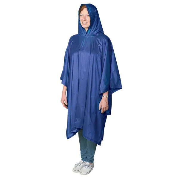 One size fits all adult poncho with plastic snap pouch.... from ASI 61125 Hit Promotional Products / Hit®