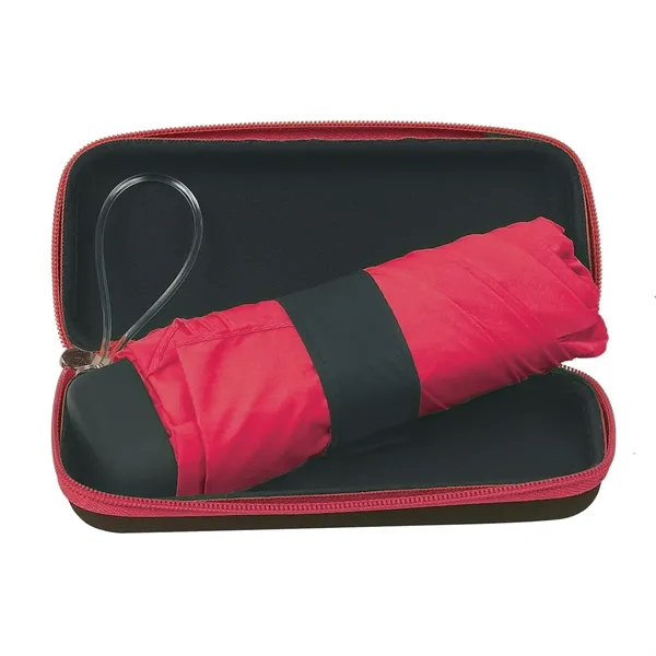 Folding travel umbrella with EVA case and metal shaft, 37" arc.... from ASI 61125 Hit Promotional Products / Hit®