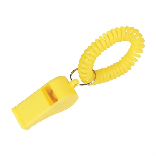 Whistle with coil and split ring.... from ASI 61125 Hit Promotional Products / Hit®