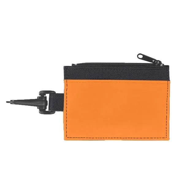 ID holder with zippered compartment and split ring.... from ASI 61125 Hit Promotional Products / Hit®