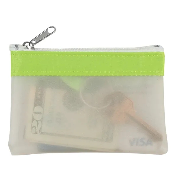 Zippered coin pouch with split ring inside.... from ASI 61125 Hit Promotional Products / Hit®